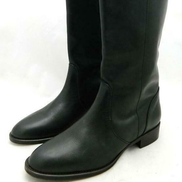 ! J.CREW $328 Dix Tab Leather Boots a9838 shoes - Picture 1 of 3